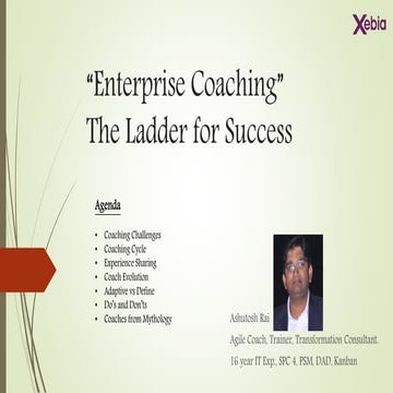 Agile Enterprise coaching
