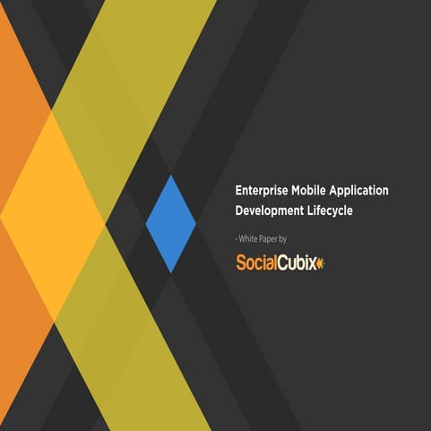 Enterprise Mobile Application Development Lifecycle by Social Cubix