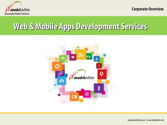 Mobiloitte ! Enterprise Mobility Corporate Overview