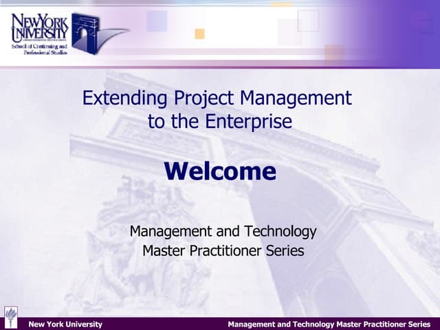 Enterprise Project Management