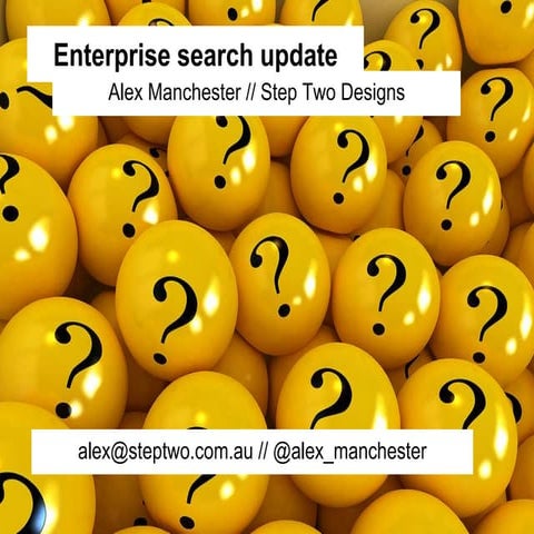 Enterprise search in 2013 (update)