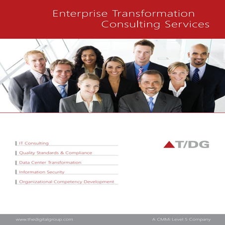 The Digital Group’s Enterprise Transformation Consulting Services