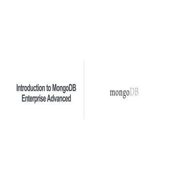Introduction to MongoDB Enterprise | PPTX | Cloud Computing | Internet