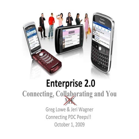 Enterprise 2.0:  Connecting, Collaborating & You