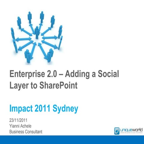 Enterprise 2.0 – adding a social layer to SharePoint