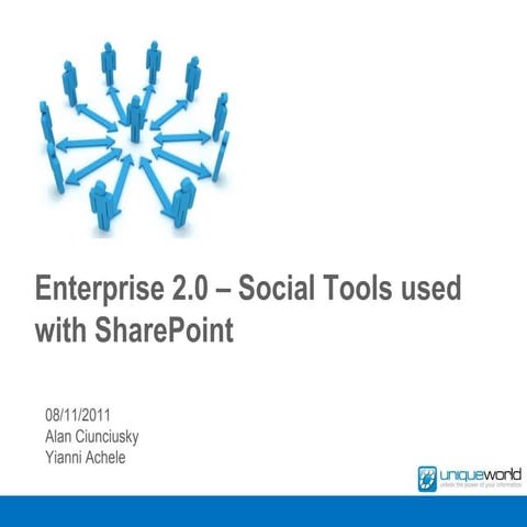 Enterprise 2.0 – Social Tools used with SharePoint