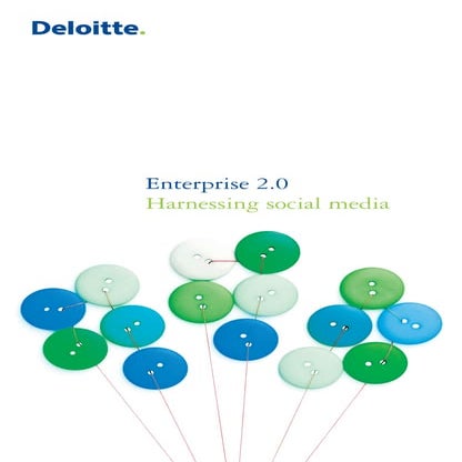 Enterprise 2.0   Harnessing Social Media