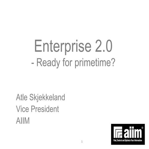 Enterprise 2.0 (AIIM)