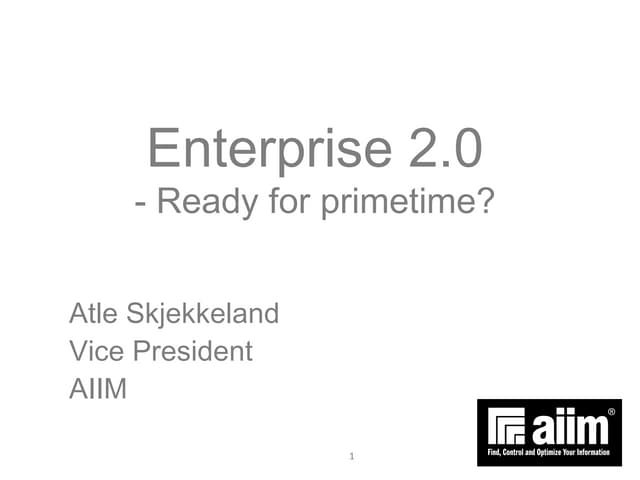 Enterprise 2.0 (AIIM)