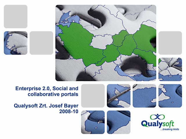 Enterprise2.0 and Collaborative Intranet Portals