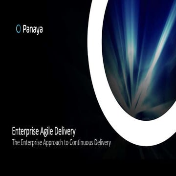Enterprise agile delivery webinar
