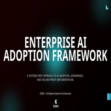 Enterprise AI Adoption Framework — Governance-Led AI for Enterprises ...