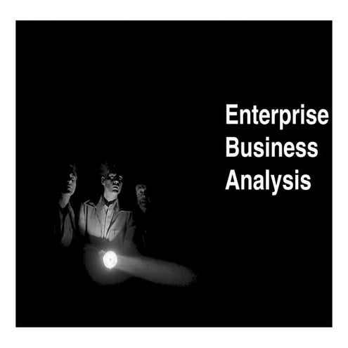 Enterprise analysis – the dark domain