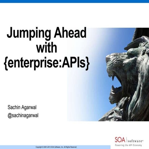 Jumping Ahead with Enterprise APIs