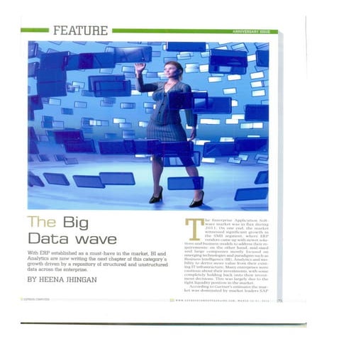 Enterprise Applications - Featured in Express Computer