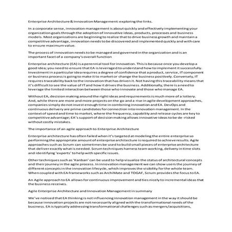 Enterprise architecture