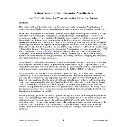 Enterprise Architecture