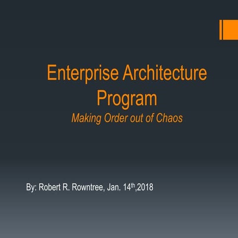Toronix - Enterprise architecture 2018 v2