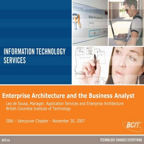 Enterprise Architecture And The Business Analyst