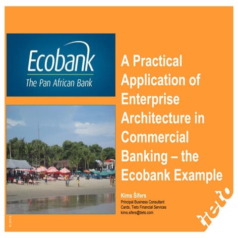 'A Practical Application of Enterprise Architecture – the Ecobank Example by ...