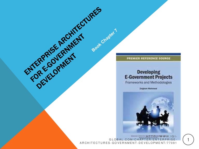 Enterprise architectures for e government development