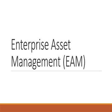 Enterprise Asset Management (EAM) aaaaaa