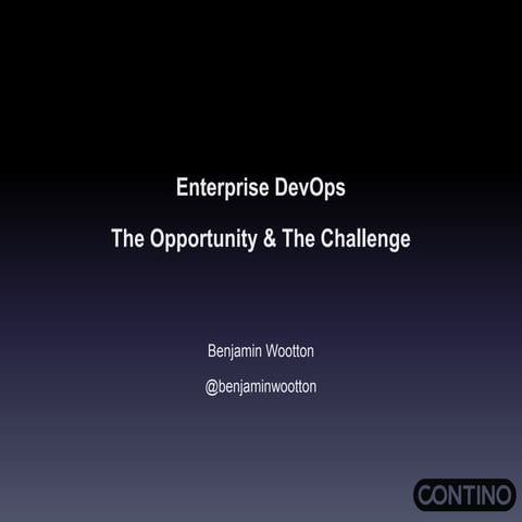Enterprise DevOps