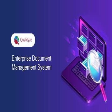 Enterprise Document Management System - Qualityze Inc