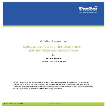 Enterprise Gamification