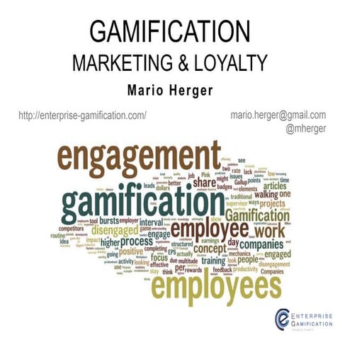 Gamification for Marketing and to Build Loyalty