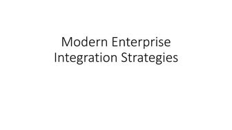 Modern Enterprise integration Strategies