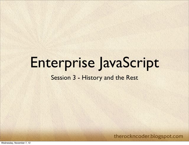 Enterprise javascriptsession3