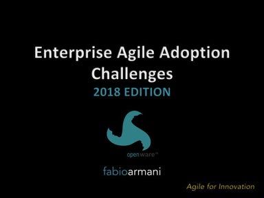 Enterprise lean agile 2018   challenges ver 0.3