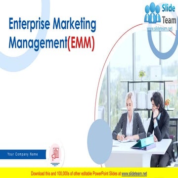 Enterprise Marketing Management EMM PowerPoint Presentation Slides
