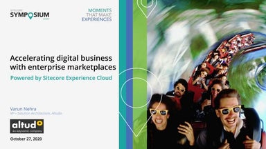 Enterprise Marketplace Powered by Sitecore Experience Cloud