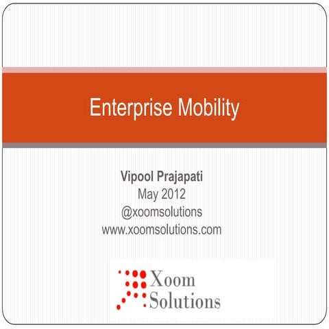 Enterprise mobility