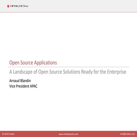 Enterprise Open Source Fccs March