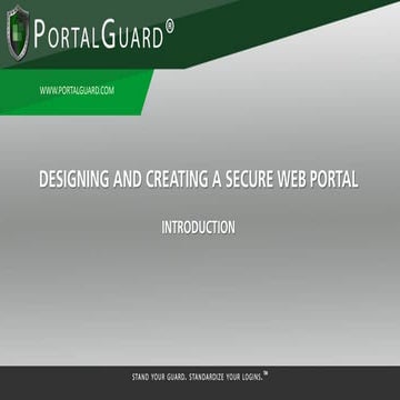Designing and Creating a Secure Web Portal