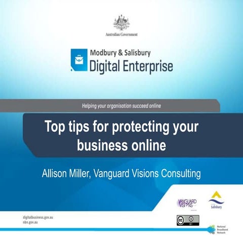 Top tips for protecting your business online (updated) Feb 14