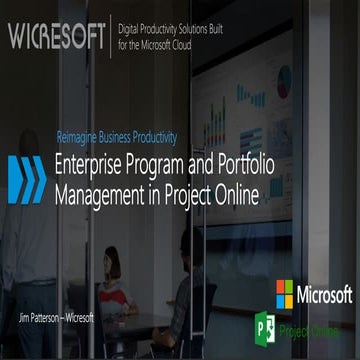 Enterprise Program and Portfolio Management in Project Online 