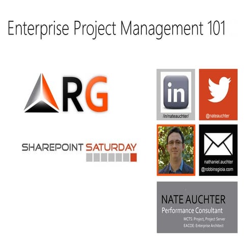 Enterprise project management 101