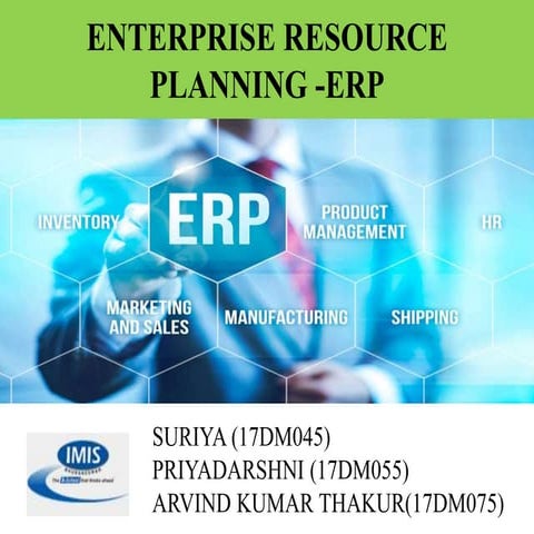Enterprise resource planning erp