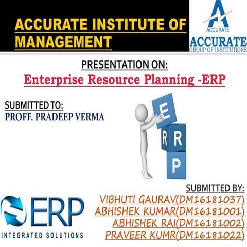 Enterprise resource planning (vibhuti)