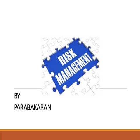 ENTERPRISE risk management AWARENESS.ppt