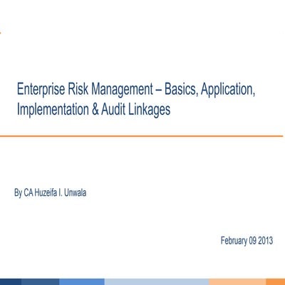 Enterprise risk management february 9th   solution training