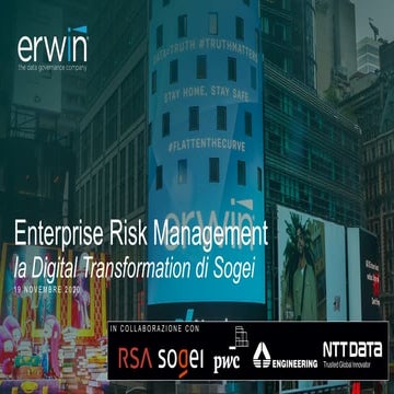 Enterprise risk management  la digital transformation di sogei 