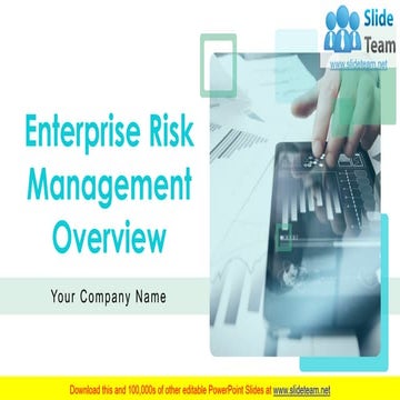 Enterprise Risk Management Overview PowerPoint Presentation Slides