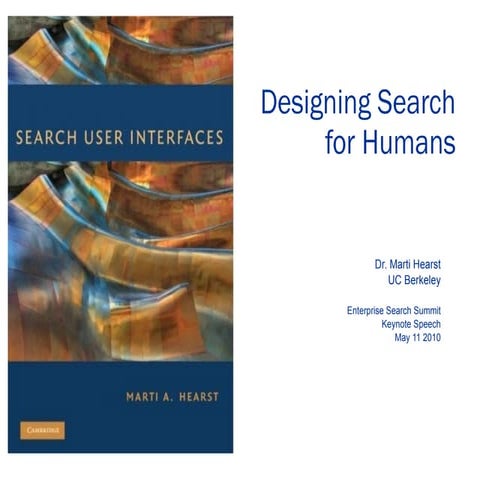 Designing Search For Humans