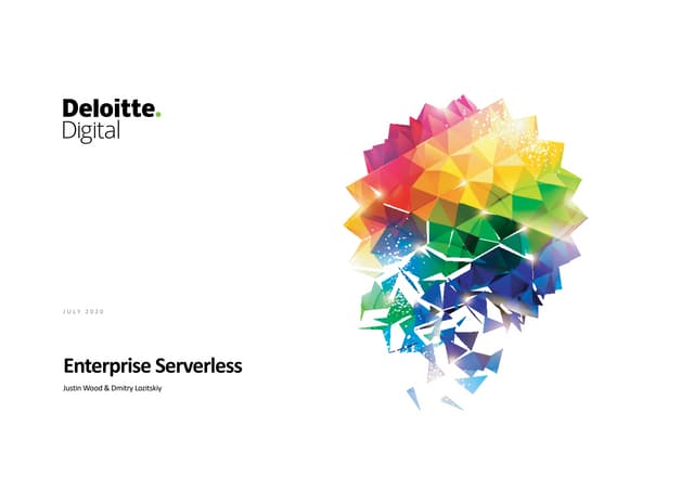 Enterprise Serverless Ppt Enterprise Serverless Ppt