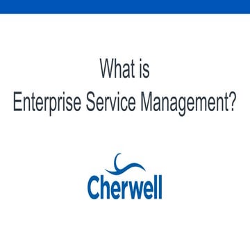 What is Enterprise Service Management and How You Can Get Started